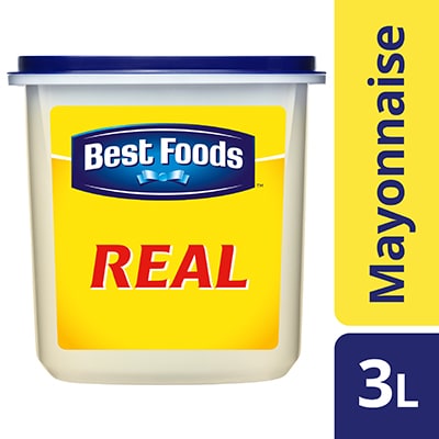Best Foods Real Mayonnaise 3L - From the makers of the World’s Number 1 Mayonnaise Brand, Best Foods Real Mayonnaise is trusted by chefs to deliver on taste and binding.*