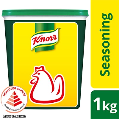Knorr Chicken Seasoning Powder - 无论是煮粥或炒菜，家乐鸡精粉是您的理想调味料，能让您所有菜肴增添诱人风味，这款鸡粉实为忙碌厨房的调味好帮手。