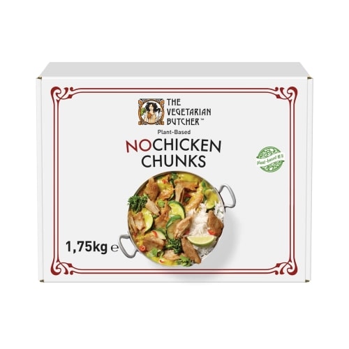 NoChicken Chunks - With plant-based chicken chunks made from soy meat, The Vegetarian Butcher NoChicken Chunks taste like chicken and is ideal for your wok dishes and more.
