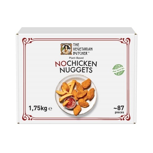 NoChicken Nuggets - As yummy as the real chicken nuggets, The Vegetarian Butcher’s NoChicken Nuggets lets your diners munch on plant-based nuggets guilt-free.