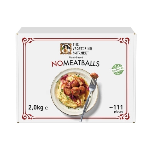 NoMeatballs - Enjoy guilt-free juicy meat with The Vegetarian Butcher NoMeatballs - made with soy protein meat for real meatball texture and great as meatballs in BBQ sauce.