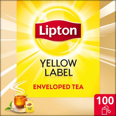 LIPTON Yellow Label Tea - Enveloped Tea Bags 100x2g