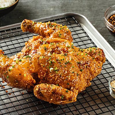 Crispy Soy Garlic Fried Chicken