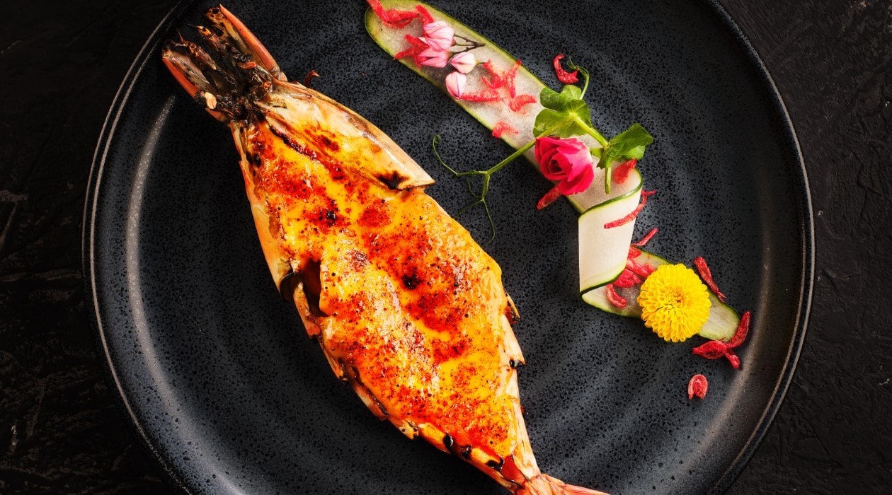 Smoked Chilli Aburi King Prawn – - 食谱