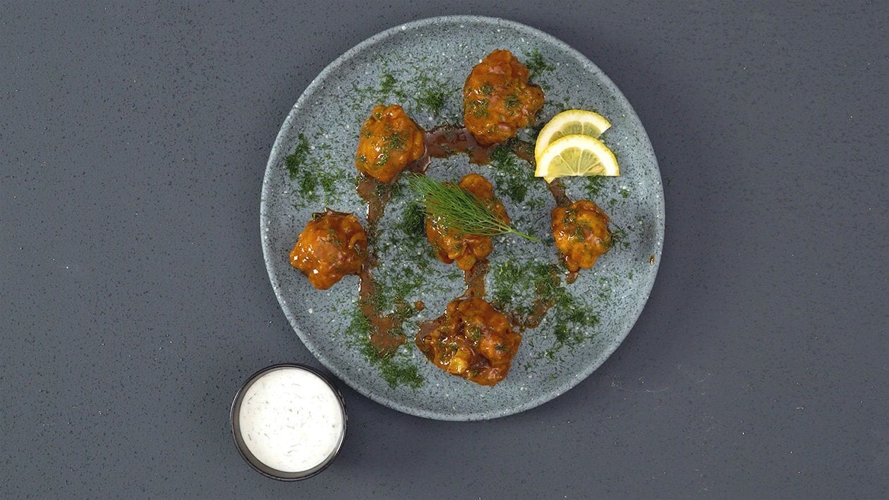 Tom Yam Cauliflower Poppers with Aioli Dip – - Recipe