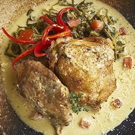 Creamy Chicken with Basmati Pilaf Rice