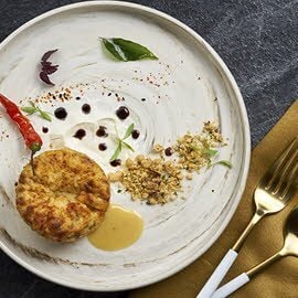 Salted Egg Yolk Lava Potato Soufflé