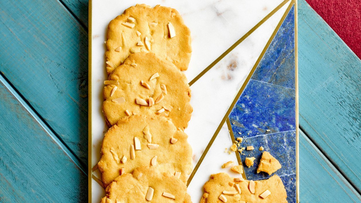 Salted Egg Almond Cookies – - Recipe