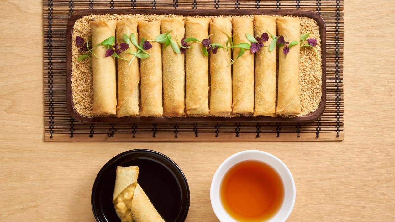 Banana Salted Egg Custard Spring Rolls – - Recipe