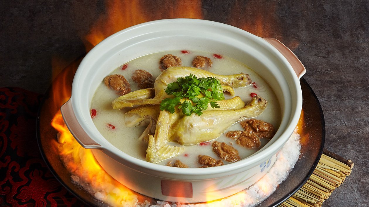 Phoenix Claw Soup with Shark’s Fin Balls – - Recipe