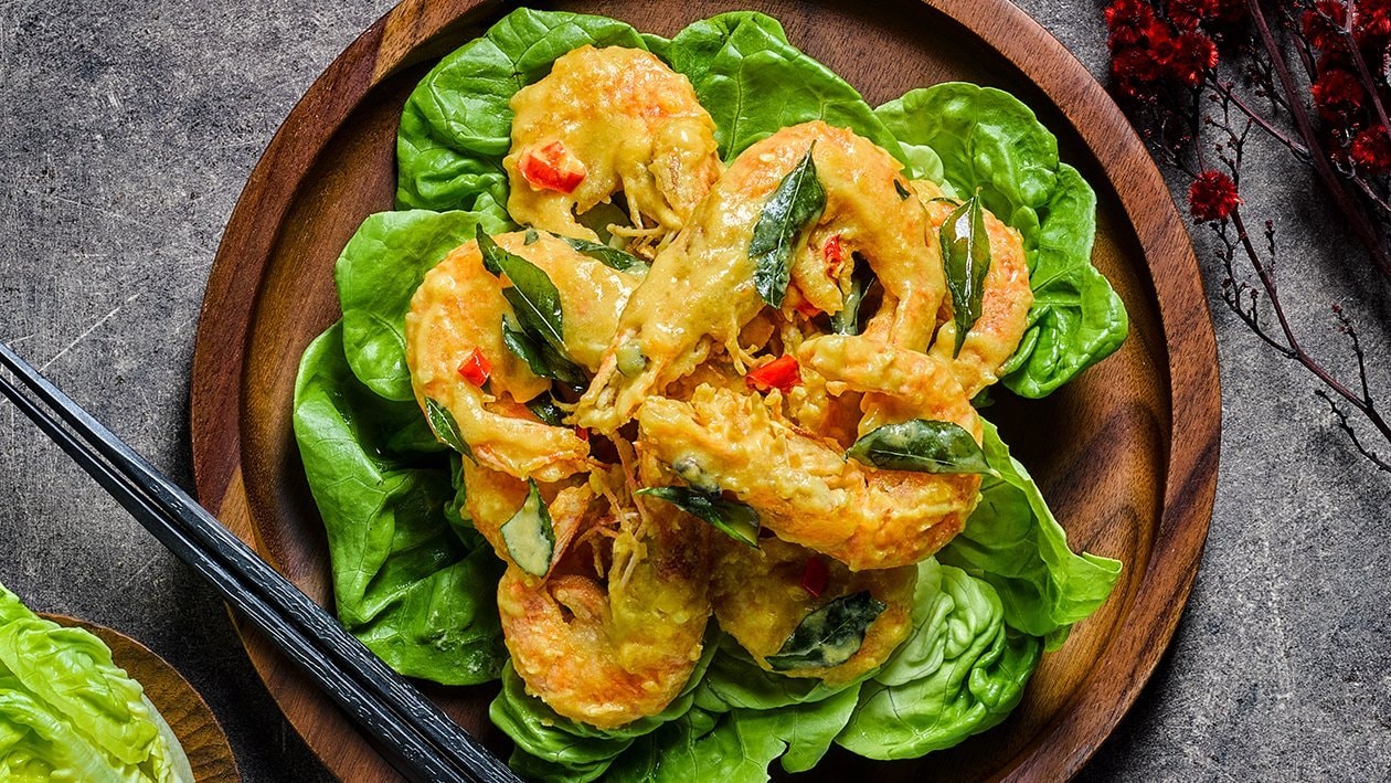 Salted Egg Prawn – - Recipe