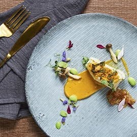 Baked Salted Egg Yolk and Chicken Floss Crusted Cod