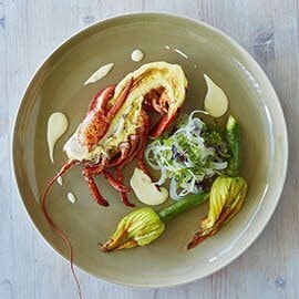 Lobster Gratin Hollandaise