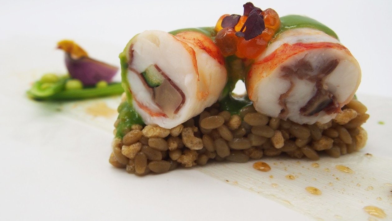 Sous Vide Lobster with Onion and Rock Rice – - Recipe