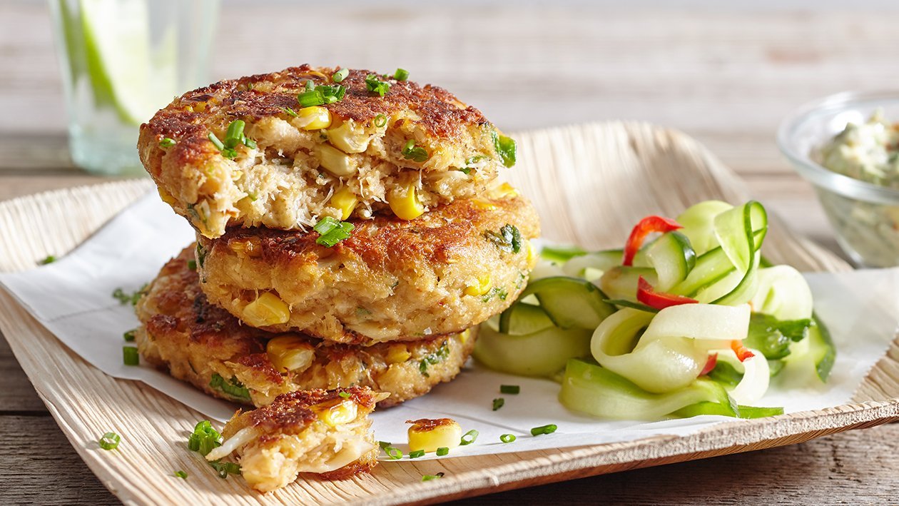 Crab Cakes with Louisiana Remoulade – - Recipe