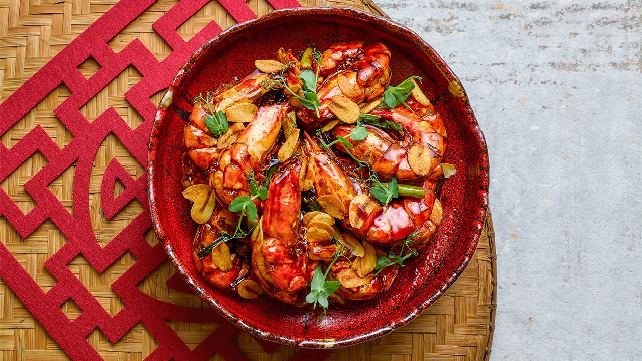 Wok Fried Tiger Prawn with Sweet Tamarind Sauce – - Recipe Wok Fried Tiger Prawn with Sweet Tamarind Sauce – - Recipe