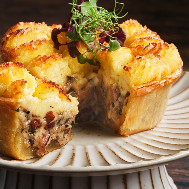 Mushroom Pie with Knorr Mashed Potato