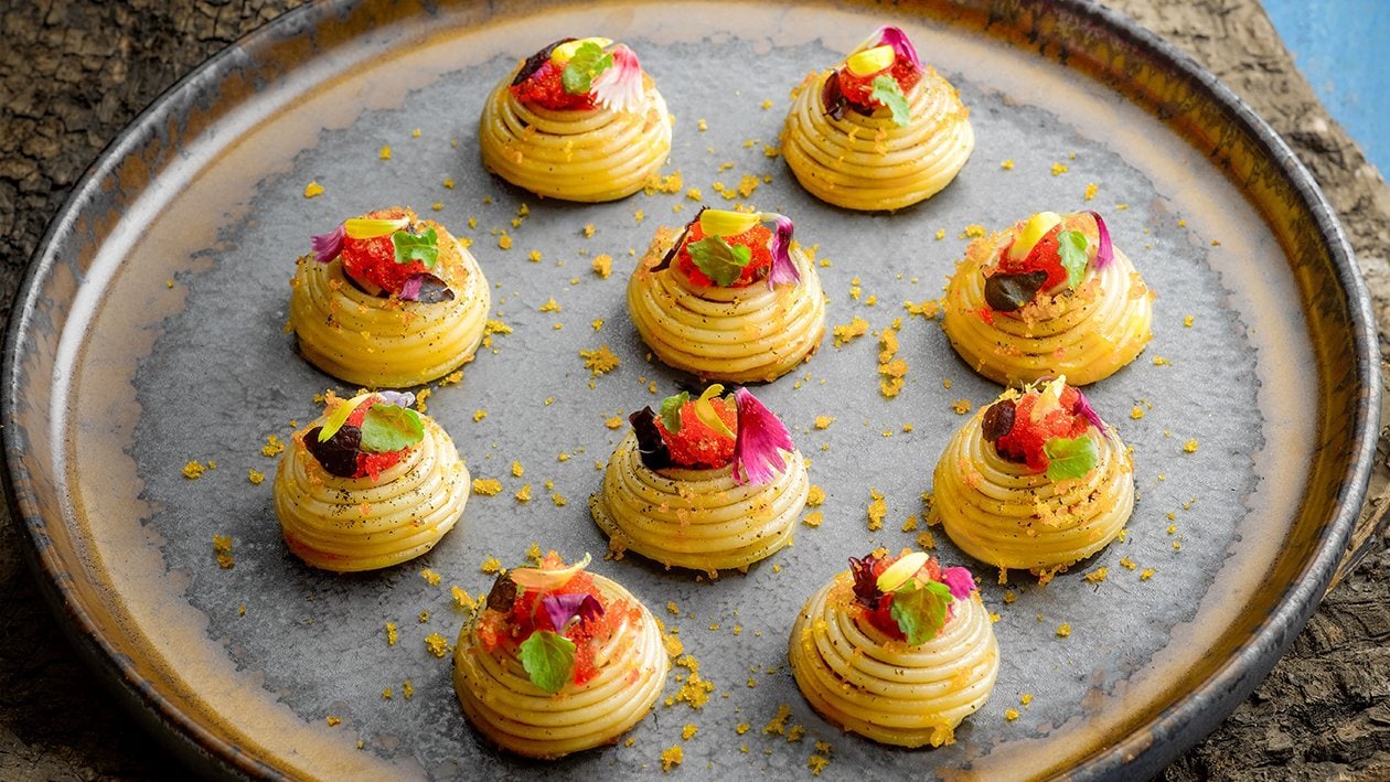 Hae Bee Hiam Pasta Timbale – - Recipe Hae Bee Hiam Pasta Timbale – - Recipe