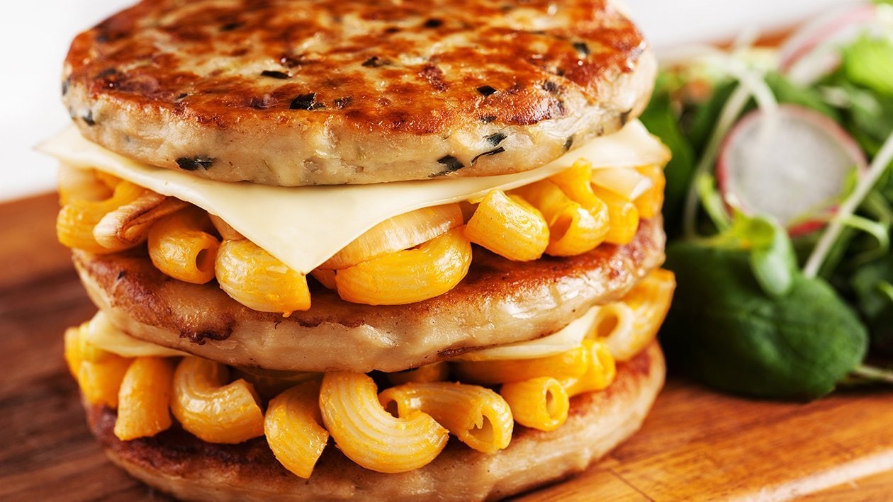 Mac & Cheese Burger – - Recipe Mac & Cheese Burger – - Recipe