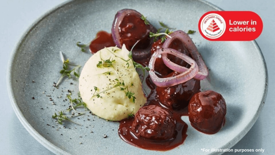 Plant Based Meatballs with Vegan Gravy & Mashed Potatoes – - 食谱 Plant Based Meatballs with Vegan Gravy & Mashed Potatoes – - 食谱