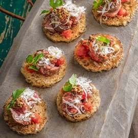 Open Faced Bavette Steak Sandwich