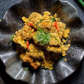 Golden Salted Egg Pork Ribs