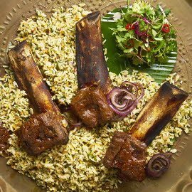 Braised Short Rib Rendang with Herb Rice