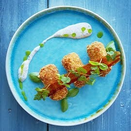 Potato Croquettes with Ham and Mozzarella