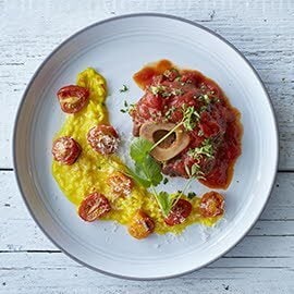 Osso Bucco with Risotto Milanese