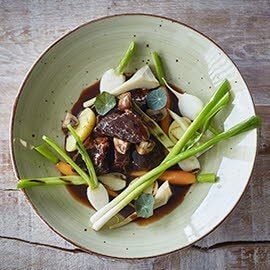 Bœuf Bourguignon with Dark Chocolate