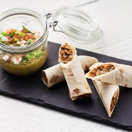 Wagyu Beef “Cigars” with Guacamole