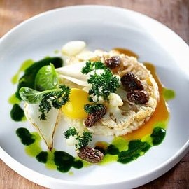 欧芹羊肚菌花椰菜意式炖饭