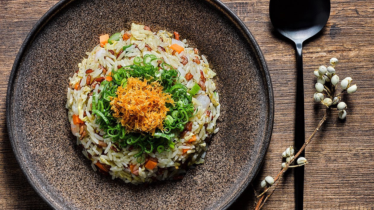 Yuan-Yang Pesto Fried Rice – - Recipe