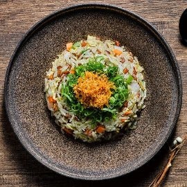 Yuan-Yang Pesto Fried Rice