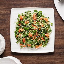 Smoked Salmon Salad with Yuzu Dressing