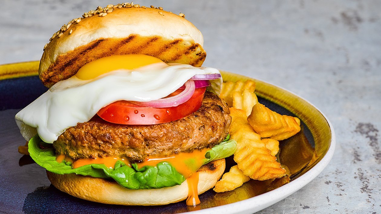 Hamburger with Thousand Island Dressing – - Recipe