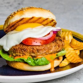 Hamburger with Thousand Island Dressing