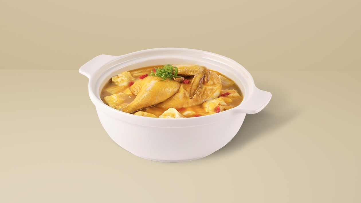 南瓜花膠雞湯 – - 食谱