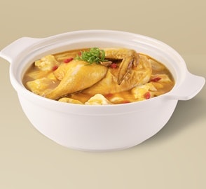 Pumpkin and Fish Maw Chicken Broth