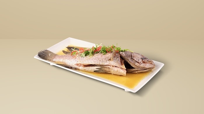 雞精蒸石斑魚