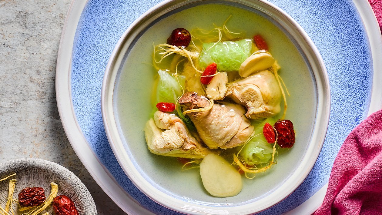 Double Boiled Sakura Chicken with Chinese Herbs – - Recipe Double Boiled Sakura Chicken with Chinese Herbs – - Recipe