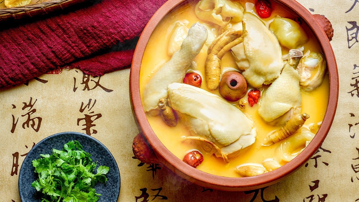 Ginseng Cheese Soup