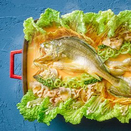 Boiled Spicy and Sour Cheese Fish Soup