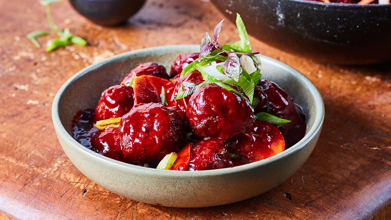 Braised NoMeatball with Truffle – - Recipe Braised NoMeatball with Truffle – - Recipe