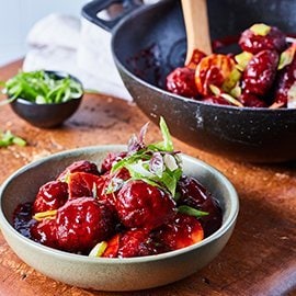 Braised NoMeatball with Truffle