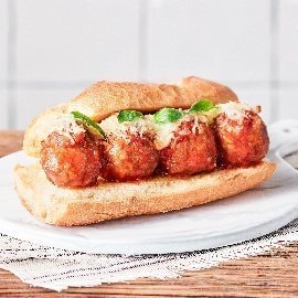 Vegetarian Meatball Sandwich