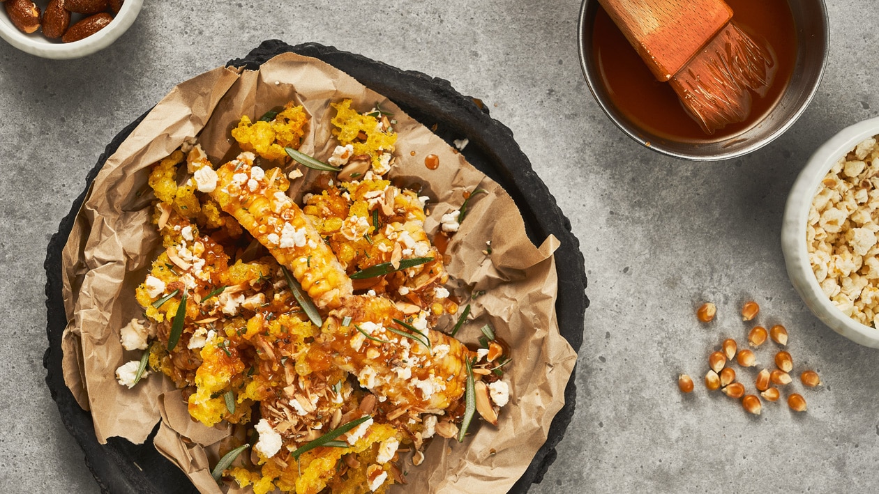 Crispy Corn Ribs with Smoked Maple and Chilli Glaze – - 食谱 Crispy Corn Ribs with Smoked Maple and Chilli Glaze – - 食谱