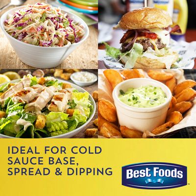 Best Foods Real Mayonnaise 3L - From the makers of the World’s Number 1 Mayonnaise Brand, Best Foods Real Mayonnaise is trusted by chefs to deliver on taste and binding.*