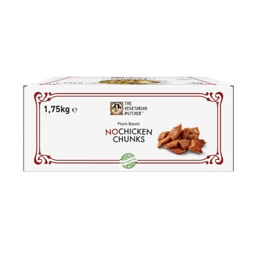 NoChicken Chunks - With plant-based chicken chunks made from soy meat, The Vegetarian Butcher NoChicken Chunks taste like chicken and is ideal for your wok dishes and more.