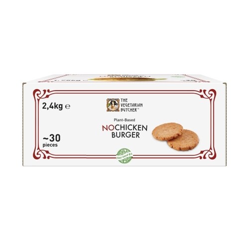 NoChicken Burger - Reduce carbon footprint and get plant-based burger patties that offer a chicken burger taste and chicken texture like the original with NoChicken Burger.